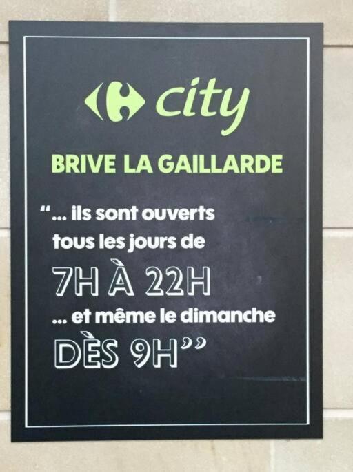 Logement A Brive Avec Terrasse Et Climatisation - Pres De La Gare Et Du Centre-Ville - Wifi Et Stationnement Gratuit Kültér fotó
